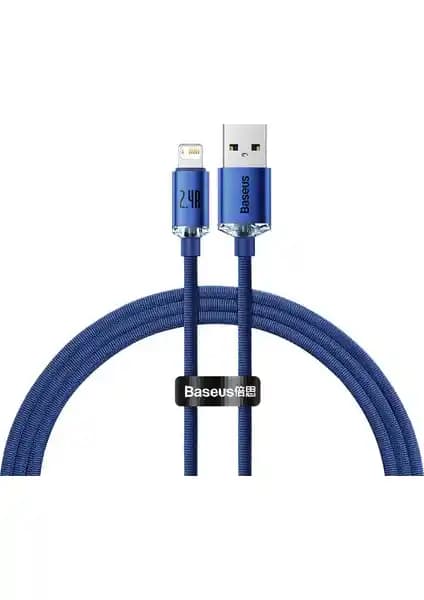 Baseus Crystal Shine 2.4A 120 cm Lightning Şarj Kablosu ile Güç ve Estetiği Bir Arada Sunar