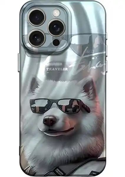 Cepte Toptan iPhone 14 Pro Max Köpek Desenli Crew Kapağı ile Şık ve Korunaklı Kullanım