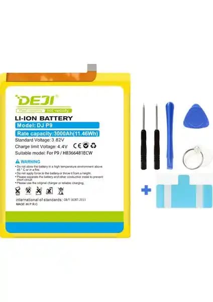 Deji Huawei P10 Lite / P20 Lite Uyumlu 3000mAh Güçlü Batarya Yenilemesi