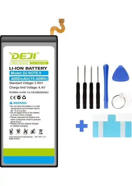 Deji Samsung Galaxy Note 9 Uyumlu Mucize Batarya ile Uzun Süreli Güç ve Güvenlik