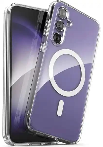 Fibaks Samsung Galaxy S24 FE Kılıfı: Şeffaf ve Dayanıklı Koruma Çözümü