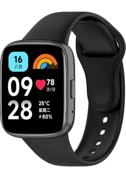 Fibaks Xiaomi Redmi Watch 3 Active Uyumlu Silikon Kordon: Renkli ve Dayanıklı Saat Aksesuarı