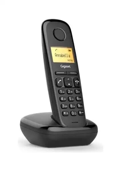 Gigaset A170 Siyah DECT Telefon: Güvenilir ve Ekonomik Kablosuz İletişim Çözümü