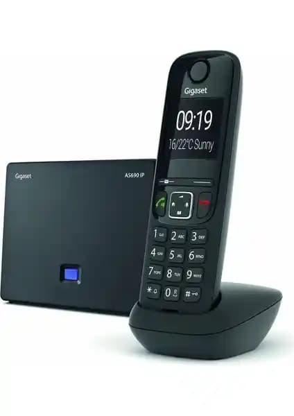 Gigaset AS690 IP Siyah Dect Telefonu: Modern ve Güvenilir Kablosuz İletişim Çözümü