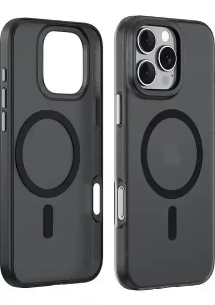 iPhone 16 Pro için Magsafe Destekli Lüks Sert Silikon Kılıfı: Şıklık ve Koruma Bir Arada