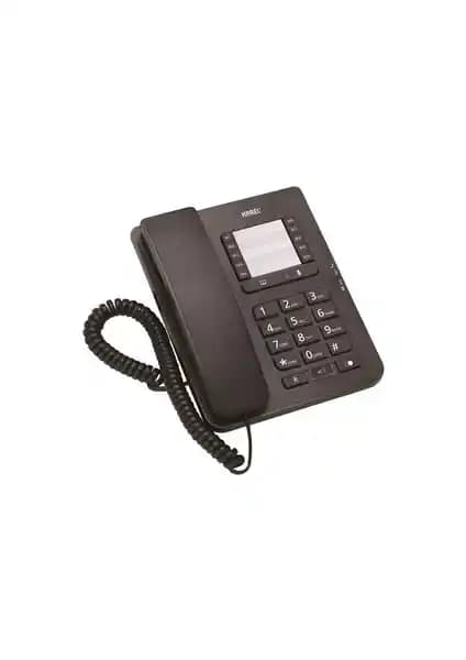 Karel TM-142 Siyah Masa Üstü Telefon: Kullanışlı ve Estetik Tasarımıyla Ofis ve Ev İçin Uygun