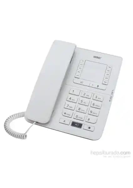 Karel TM142 Krem Masa Telefonu İşlevsellik ve Estetik Bir Arada