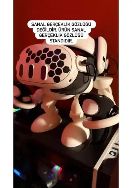 Meta Quest 3 ve Quest 2 ile Uyumlu Estetik ve Dayanıklı VR Standı