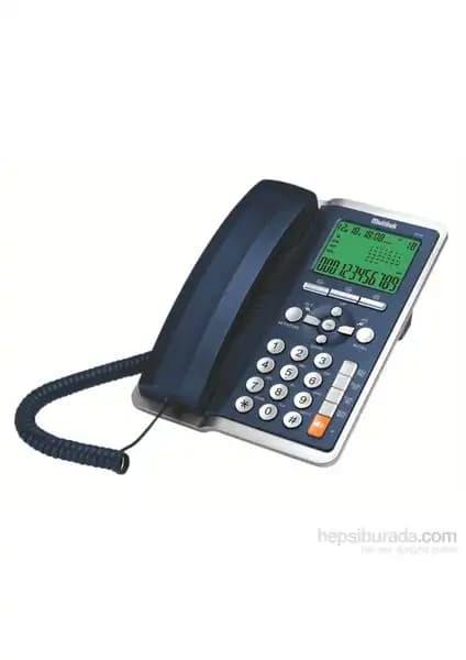 Multitek MC 130 Cid Koyu Mavi Masa Telefonu İletişim ve Tasarım Özellikleri