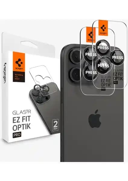 Spigen iPhone Kamera Lens Koruyucu Seti Günlük Kullanım İçin Güvenilir Koruma Sağlar