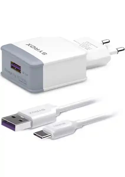 Syrox Q32 Type-C Hızlı Şarj Cihazı: Güçlü ve Güvenilir Şarj Çözümü