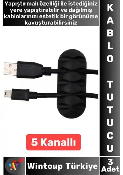 Wintoup Kablo Düzenleyici ile Elektronik Kablolarınızı Pratik ve Estetik Şekilde Organize Edin