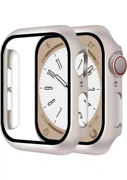 360 derece koruma ile Apple Watch 41mm kılıf ve ekran koruyucu, Series 7/8/9 uyumlu