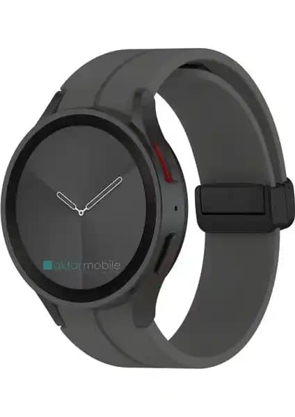 AktarMobile Silikon Kordon: Galaxy Watch 6 Classic için Mıknatıslı D Tokalı Konfor