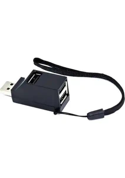 Alfais 4424 USB 2.0 Üç Portlu Çoklayıcı: Kompakt ve Taşınabilir Masaüstü Çözüm