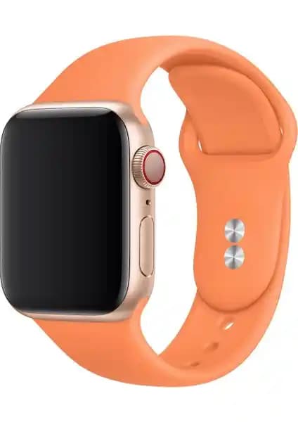 Apple Watch 40mm için HappyCase silikon kordon M beden uyumlu, rahat ve estetik tasarım
