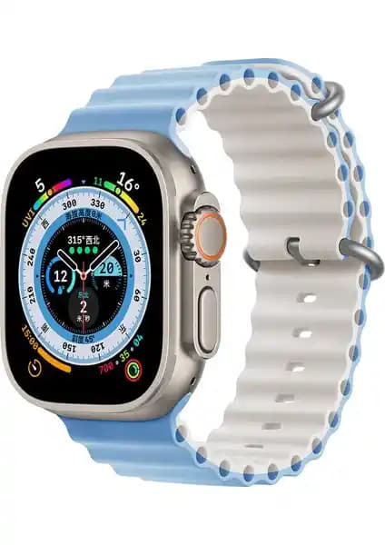 Asfal Apple Watch Uyumlu Çift Renk Ocean Kordonu: Uyum, Tasarım ve Kullanım Özellikleri