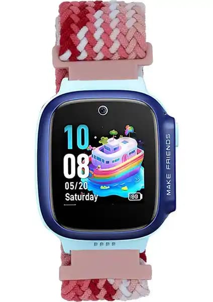 Band 139: Huawei Watch GT4/GT5/GT6 41mm için Örgü Kumaş Kordon — Çocuklar Ayarlanabilir