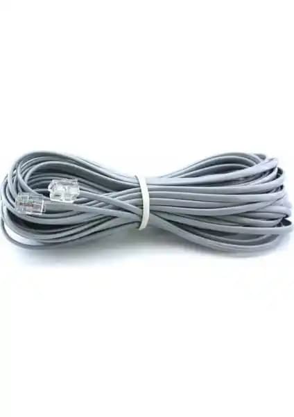 Bısıfır ADSL/VDSL Modem Hat Kablosu, 0,50 m, RJ11 Uçlu, 24 Ay Garanti