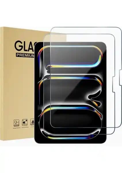 Cover Center Temperli Cam Ekran Koruyucu: 13 inç iPad Pro (M4) ve iPad Air (M2) Uyumlu