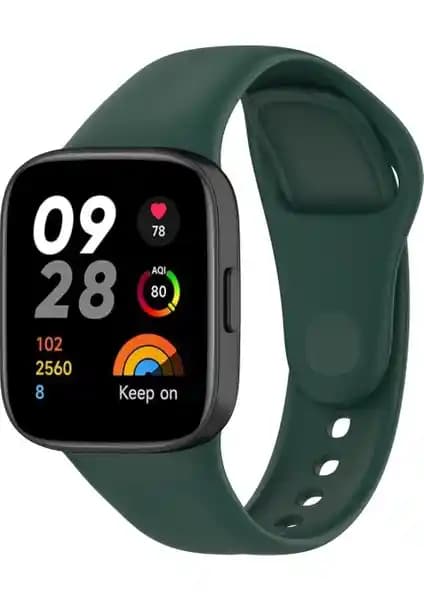Fibaks Redmi Watch 3 Kordonu: Yumuşak silikon kayış ile konfor, dayanıklılık ve stil uyumu