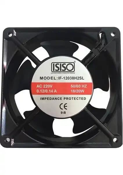 Isiso ISISO12X12 cm 220V AC Metal Kasa Soğutucu Fan: Teknik İnceleme ve Uygulama Alanları