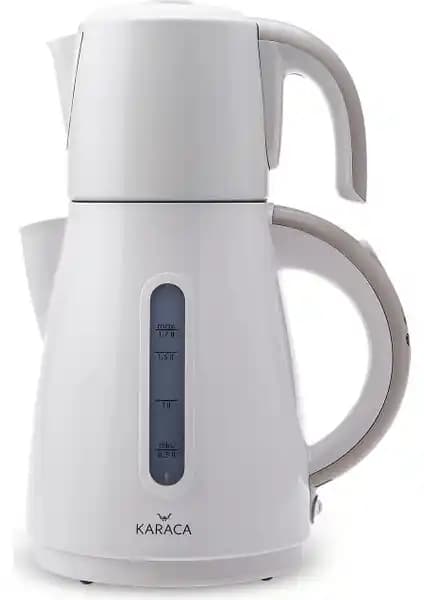 Karaca Daystar Çelik Demlikli 2 in 1 Çay Makinesi ile Mega Tea 1501 Cam Kıyaslama