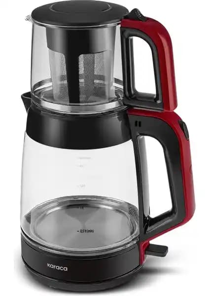 Karaca Glass Tea XL 2 In 1 ile Karaca x Refika XL Chrome arasındaki kapasite ve güç farkları