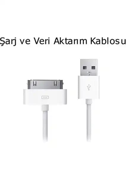 Letstur iPad2-3 Veri ve Şarj Kablosu: iPad 2 ve iPad 3 Modelleri İçin Çift Amaçlı Kablo
