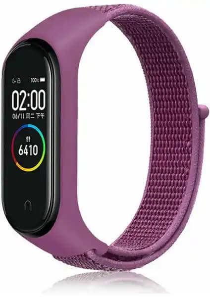 Mi Band Serisi İçin Hasır Kumaş Örgü Spor Kordon Kayışı: Şık, Hafif ve Uyumlu