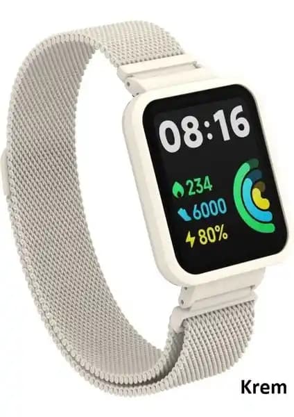 Milano Loop metal kordon ile Redmi Watch 2 Lite için konfor ve şıklığı artıran uyum