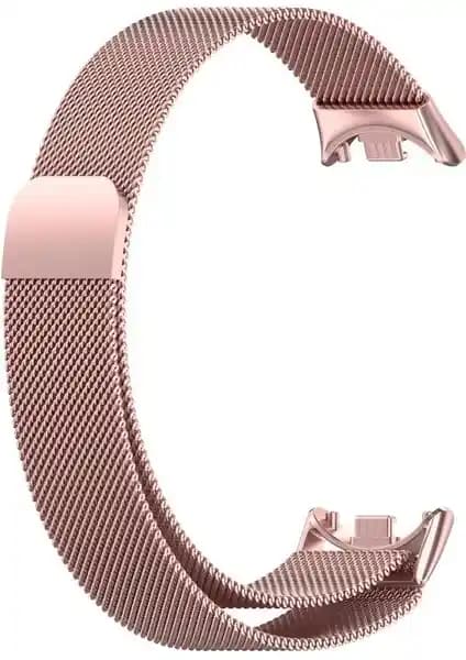 Milano Loop Metal Kordon: Xiaomi Mi Band 8 ve Band 9 için Şık, Hafif ve Ayarlanabilir Kayış