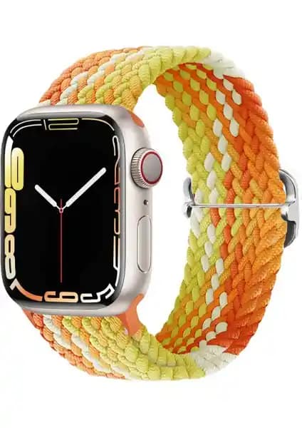 MobaxAksesuar Apple Watch Örgü Tokalı Kordon: Esnek, Ayarlanabilir ve Canlı Renklerle