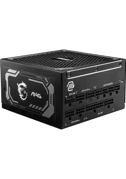 MSI MAG A1250GL ile PCIe 5.0/5.1 Desteği ve 1250W Modüler Güç Kaynağı, Sessiz ve Verimli