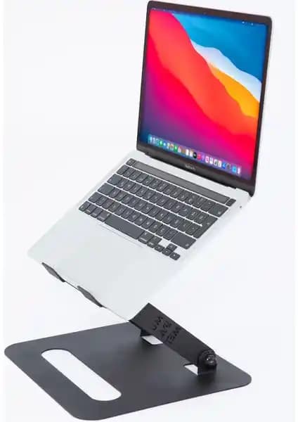 Mufamet Çelik Ayarlanabilir Laptop Standı: Tüm Modellerle Uyumlu, Ergonomik Yükseklik