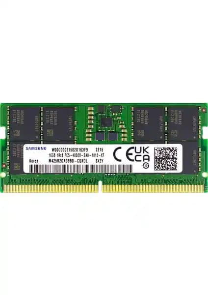 Samsung M425R2GA3BB0-CQK: 16GB DDR5 4800MHz SODIMM Notebook Bellek (1x16GB) Uyumlu