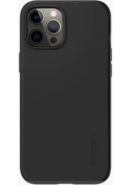 Spigen Thin Fit Pro Black: iPhone 12 Pro Max için ince ve güvenilir korumalı kılıf