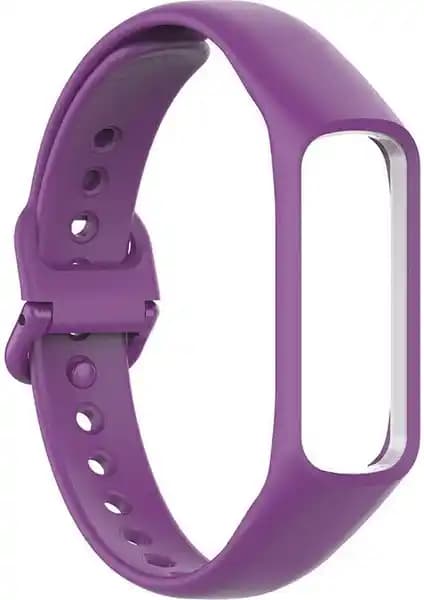 Techmaster Silikon Kordon Kayış - Samsung Galaxy Fit 2 R220 Uyumlu, Hafif ve Ayarlanabilir