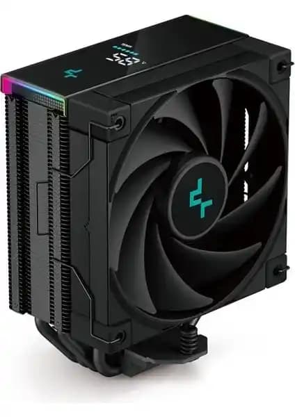 -Title-: DeepCool AK400 Digital: 120 mm ARGB dijital göstergeli uyumlu CPU soğutucu performanslı
