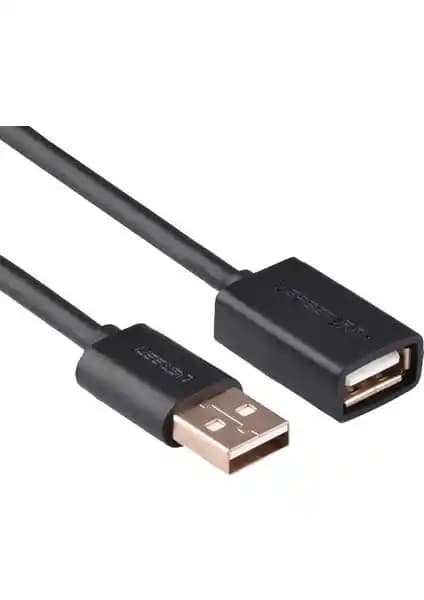 Ugreen USB Uzatma Kablosu 2 Metre: USB 2.0 Hızı, Siyah Tasarım ve 24 Ay Garanti