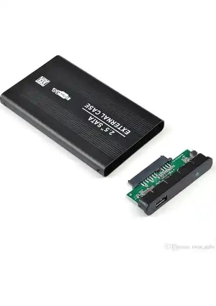 Wozlo 2.5 inç HDD Kutusu USB 3.0 ile Dayanıklı Alüminyum Gövde ve Sürücüsüz Tak-Çalıştır
