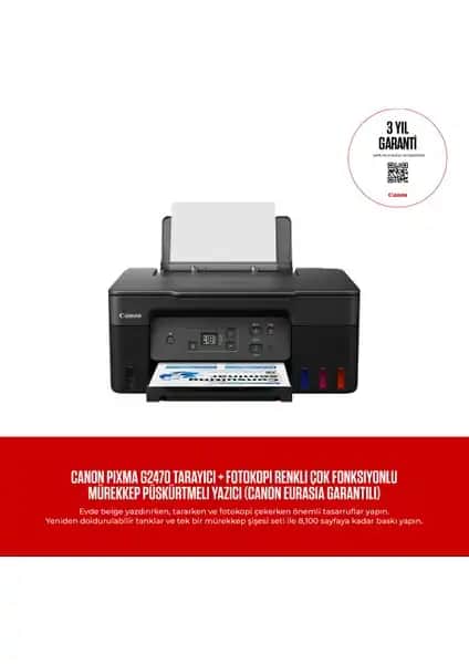 Canon Pixma G2470 ve Epson Ecotank L3252 Karşılaştırması Ev Kullanımı İçin Uygun Yazıcılar