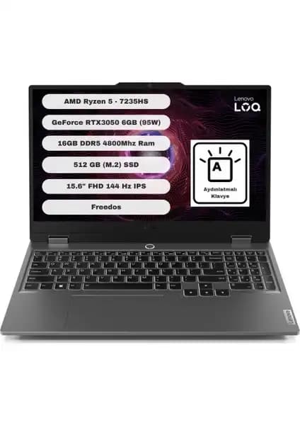 Lenovo LOQ 15IAX9 ve AMD Ryzen 5 7235HS Karşılaştırması: Hangi Model Sizin İçin Daha Uygun 2
