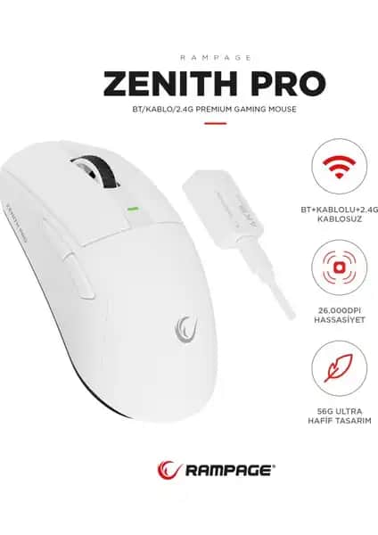 Rampage ZENITH PRO ve Razer Basilisk V3 Karşılaştırması: Hangi Gaming Mouse Sizin İçin Uygun