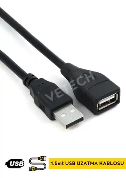 Vetech 1.5m ve Wozlo USB Uzatma Kablosu Karşılaştırması ve Özellikleri
