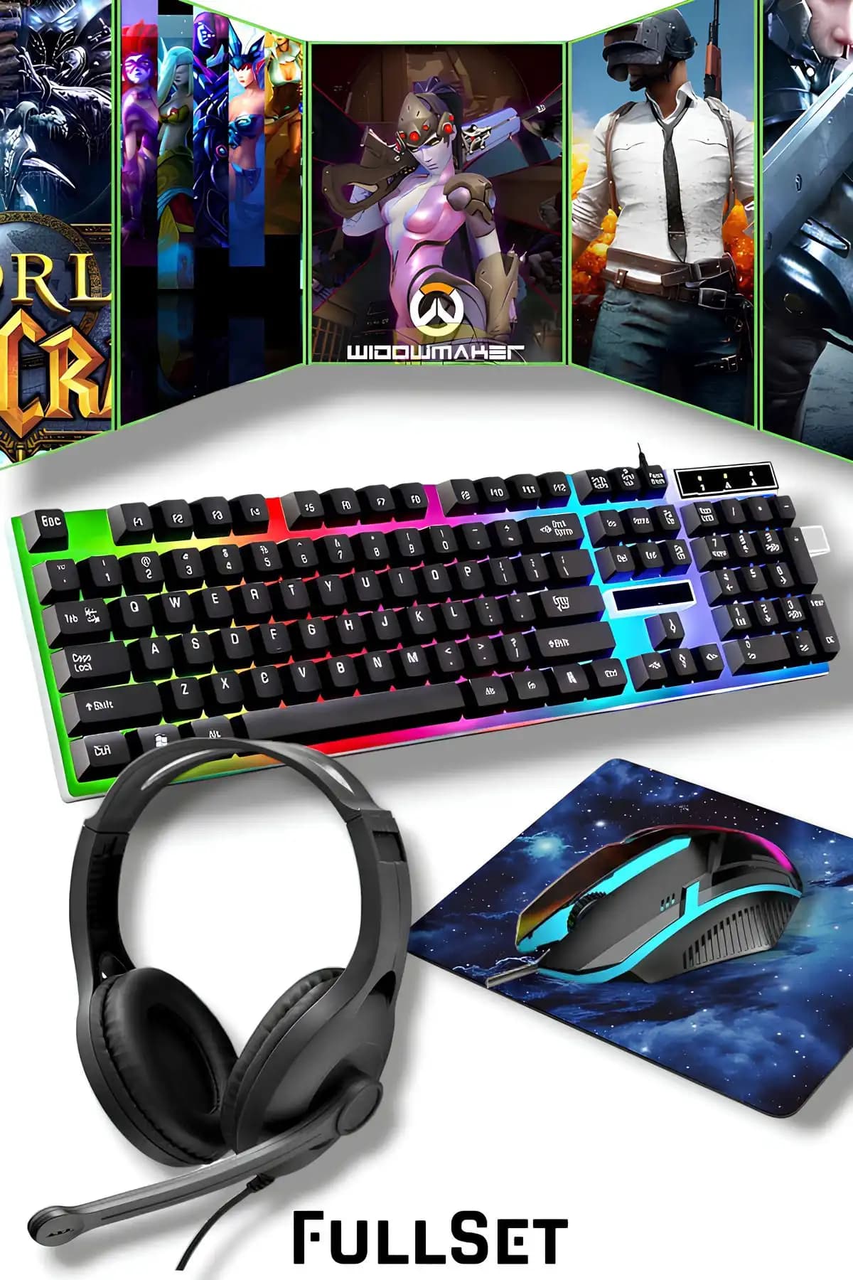 Bood RGB ve Polygold Işıklı Oyuncu Klavye ve Mouse Setleri Karşılaştırması
