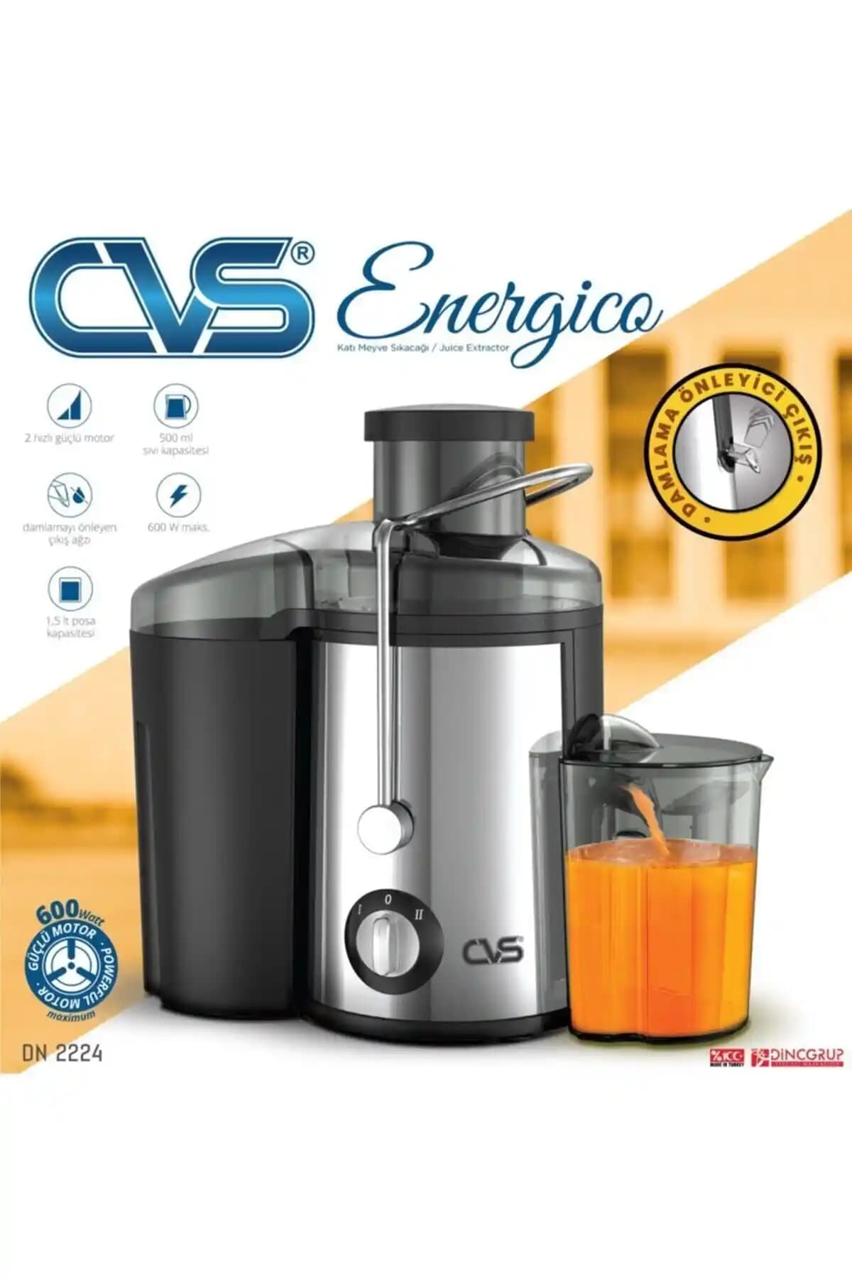 CVS Energicao ve Sinbo SJ-3143 Katı Meyve Sıkacaklarının Karşılaştırması