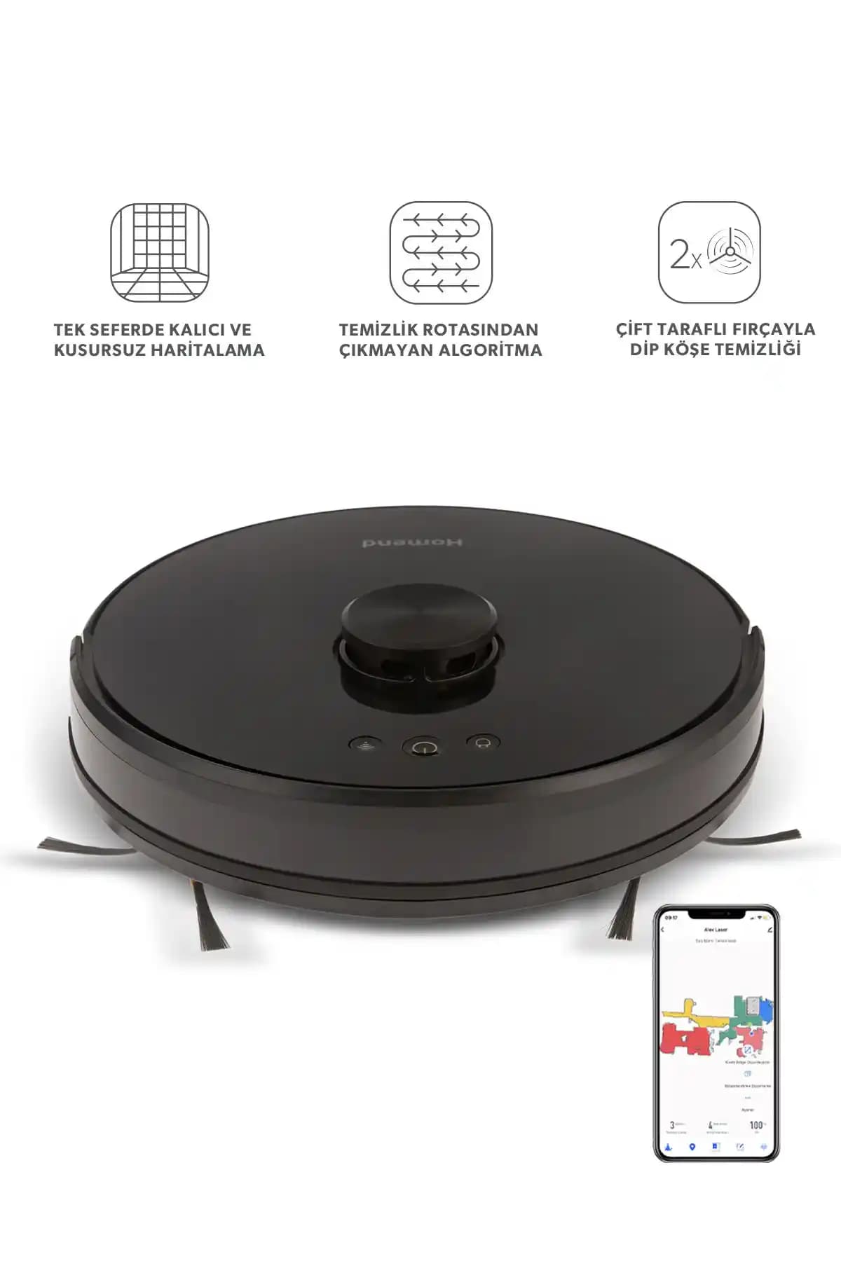 HOMEND Alex Laser 1282h ve Pro 1283h Robot Süpürgelerin Karşılaştırması ve Özellikleri