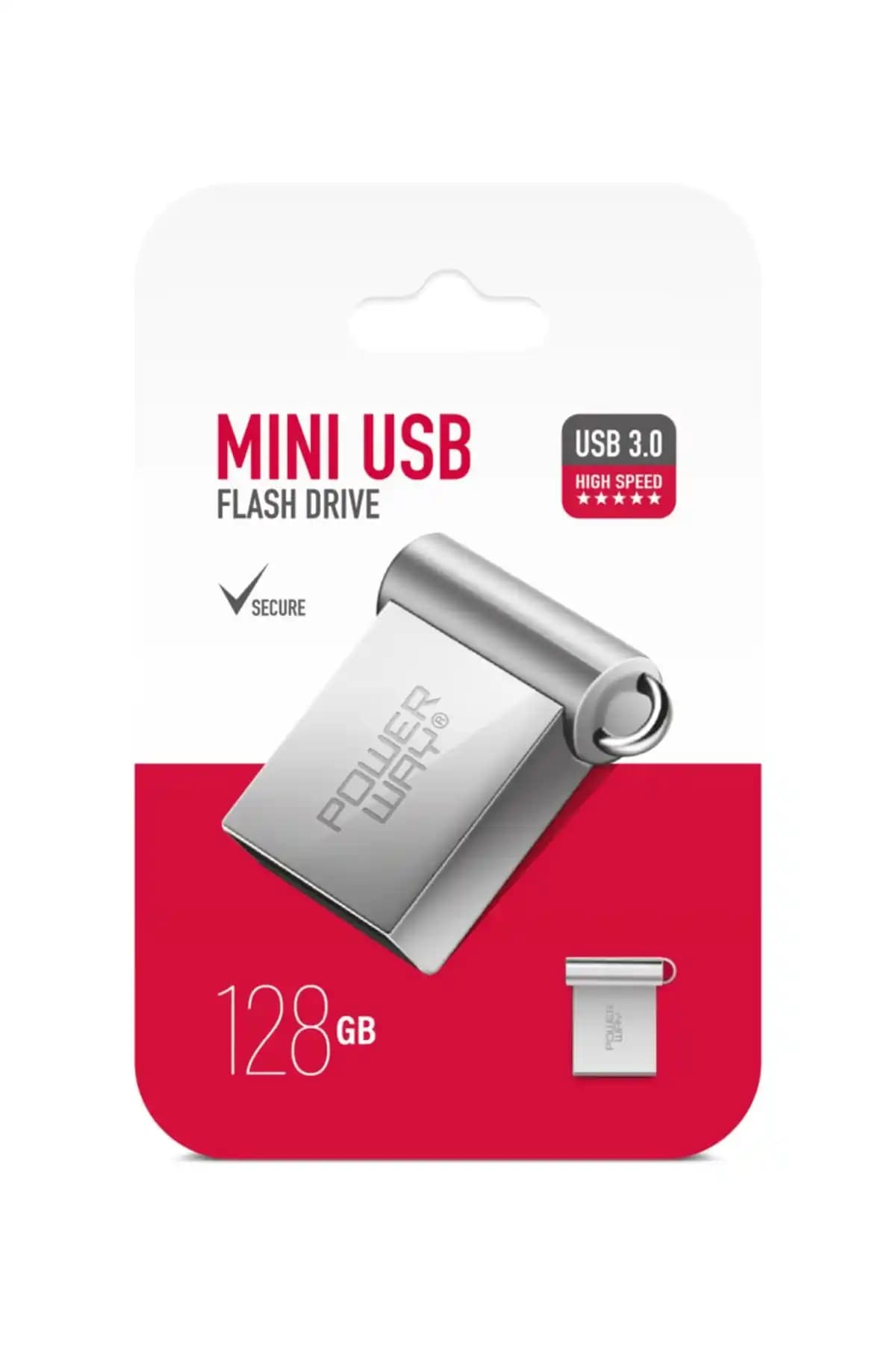 Powerway Mini USB Bellekleri Karşılaştırması 128 GB ve 32 GB Modelleri