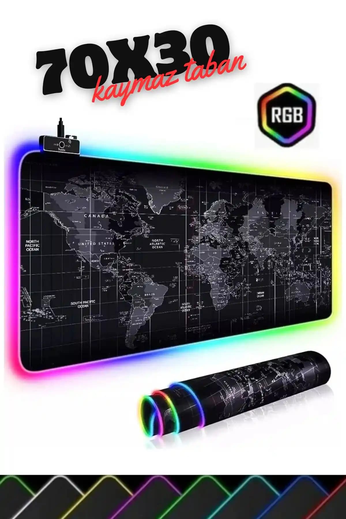 Sarftech 70x30 ve Xrades Gri Kurukafa Mousepad Karşılaştırması
